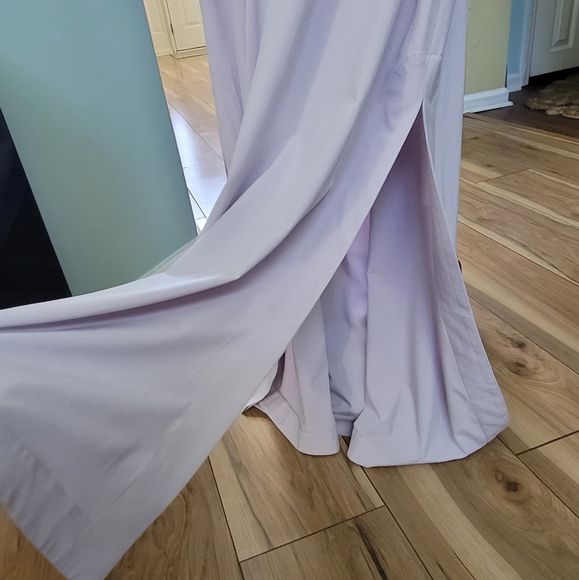 Athleta Mara Maxi Button Down Athleisure Travel Dress Pockets Lilac Twilight M - Picture 10 of 15